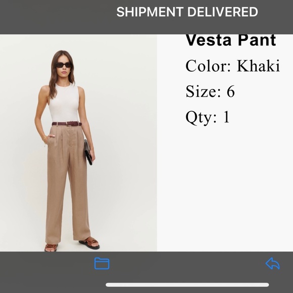 Reformation Vesta Pant - Picture 1 of 3